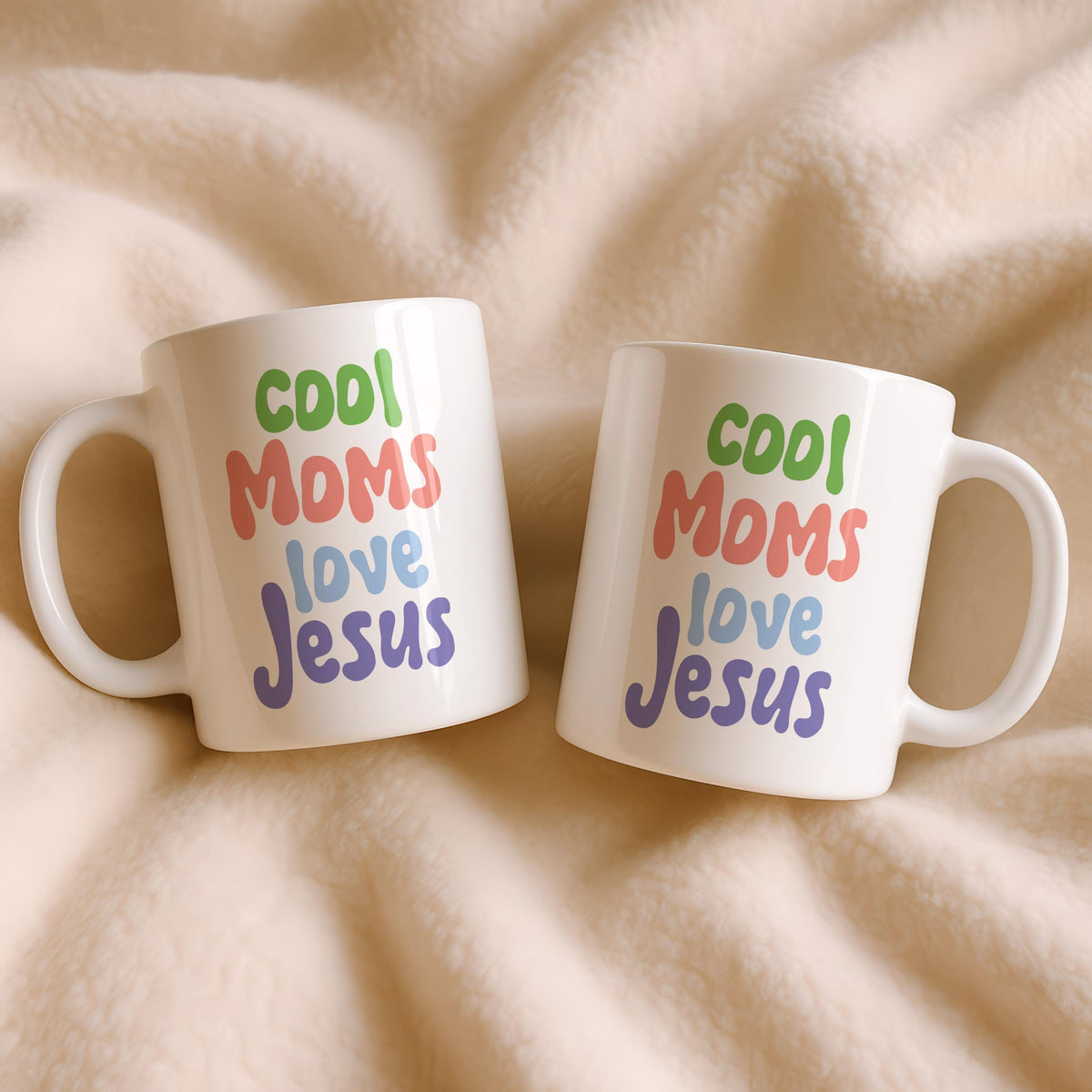Christian Mom Ceramic Mug, Inspirational Coffee Cup, Jesus Lover Gift