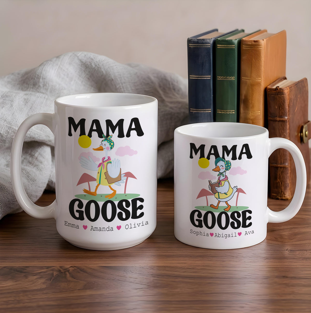 Personalized Mama Goose Ceramic Mug