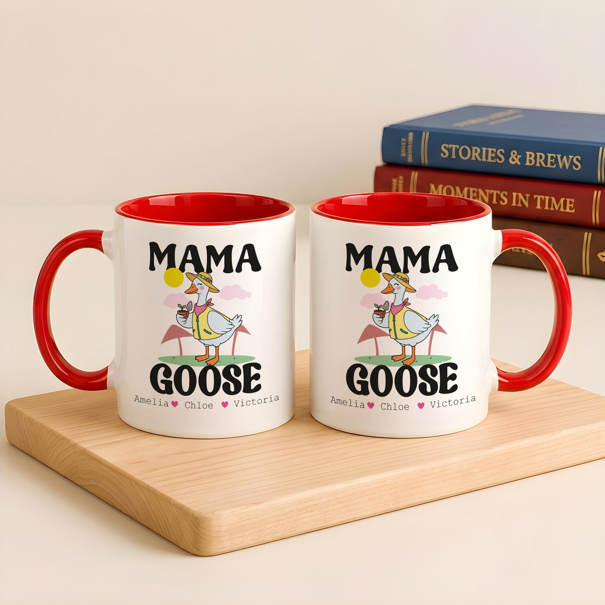 Personalized Mama Goose Ceramic Mug