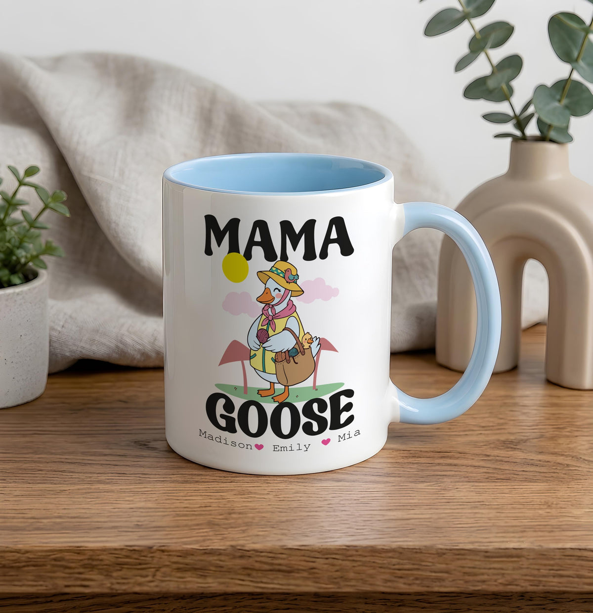 Personalized Mama Goose Ceramic Mug