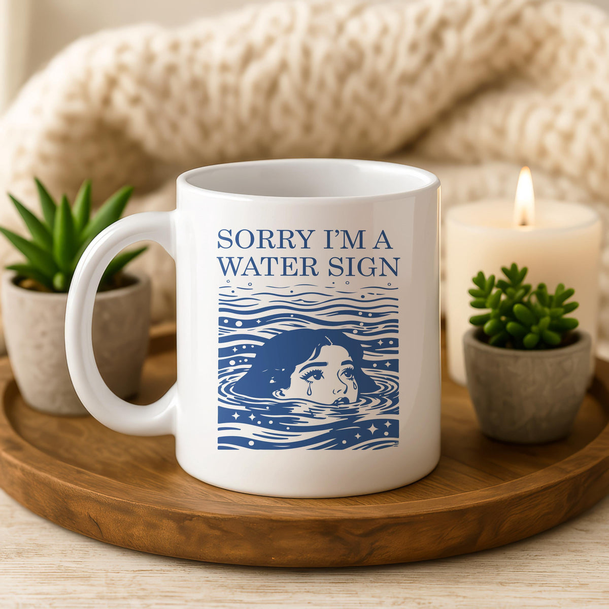 Water Sign Mug, Cancer Pisces Scorpio Coffee Cup, Funny Zodiac Gift