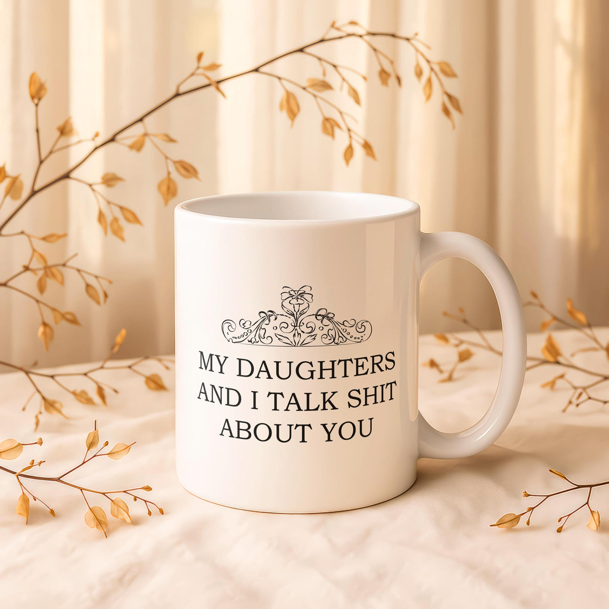 Funny Mom Coffee Mug, Sarcastic Ceramic Cup, Mother's Day Gift