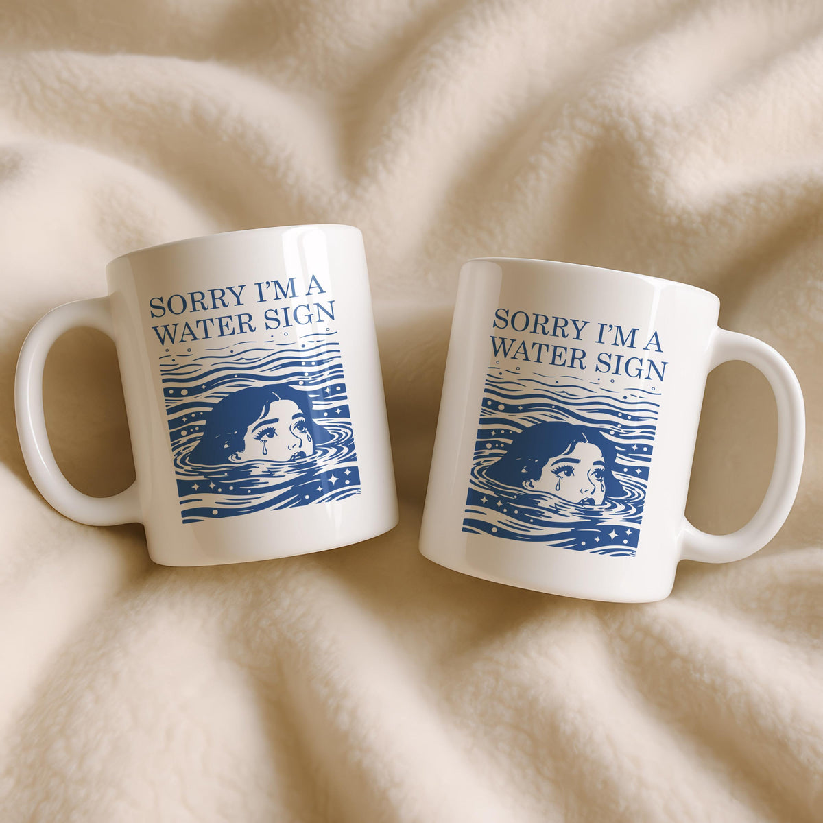 Water Sign Mug, Cancer Pisces Scorpio Coffee Cup, Funny Zodiac Gift