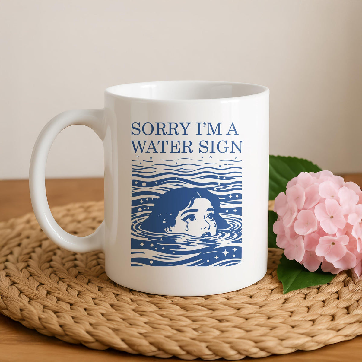 Water Sign Mug, Cancer Pisces Scorpio Coffee Cup, Funny Zodiac Gift