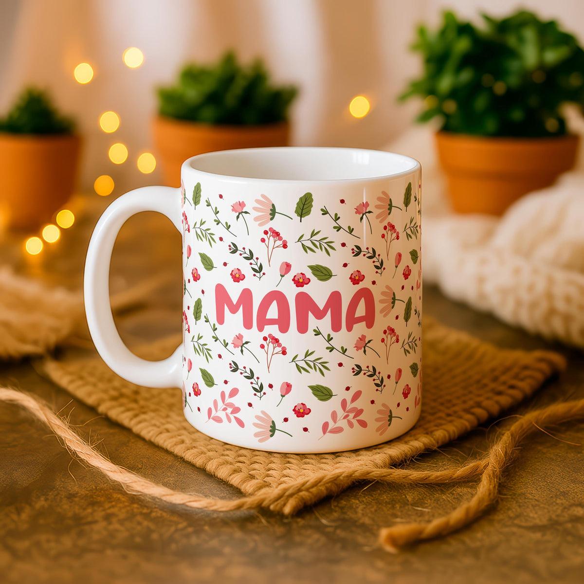 Floral Mama Ceramic Mug