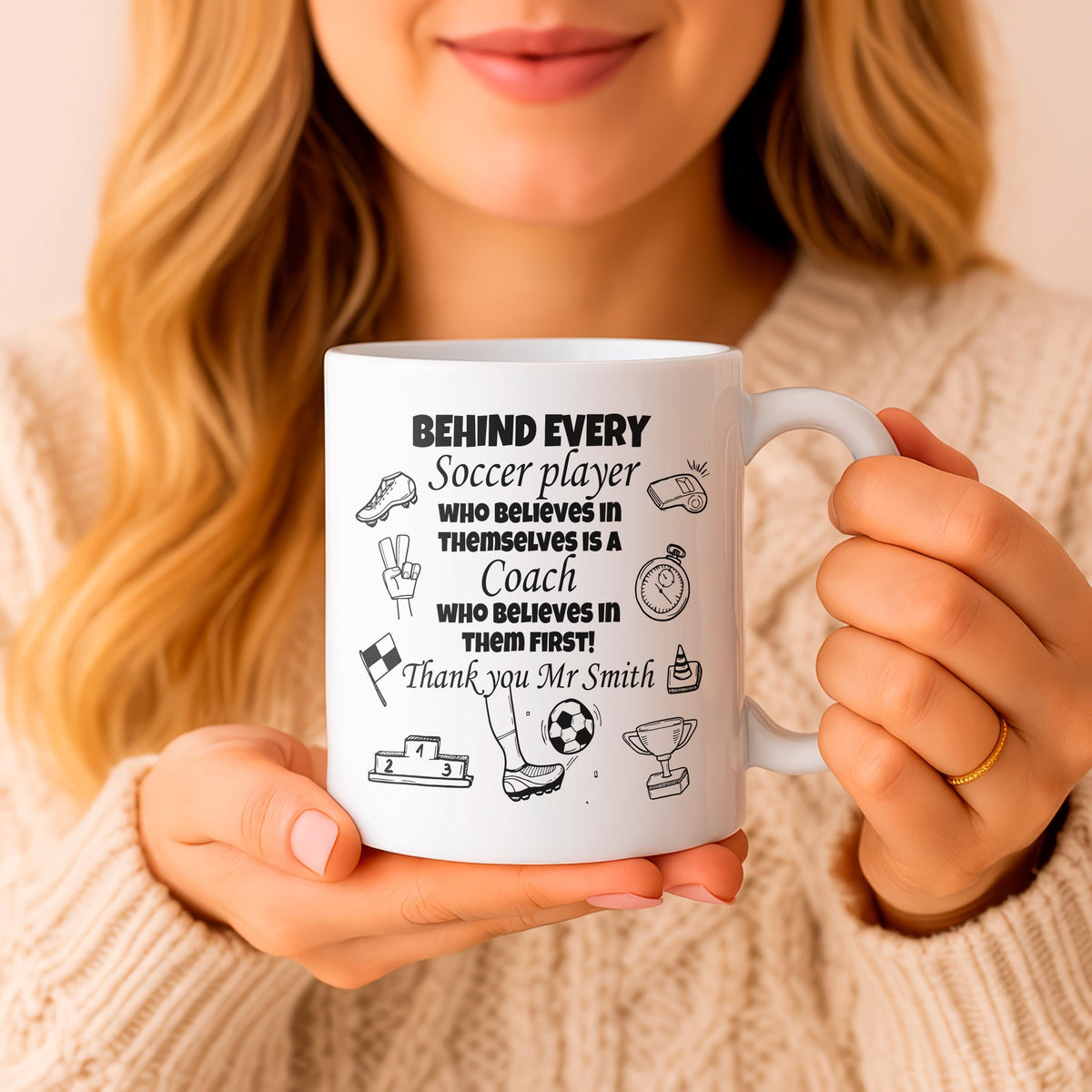Soccer Coach Appreciation Ceramic Mug