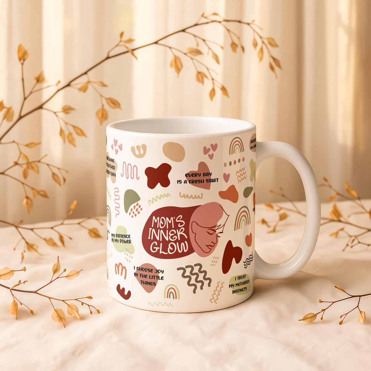 Mom’s Inner Glow Ceramic Mug