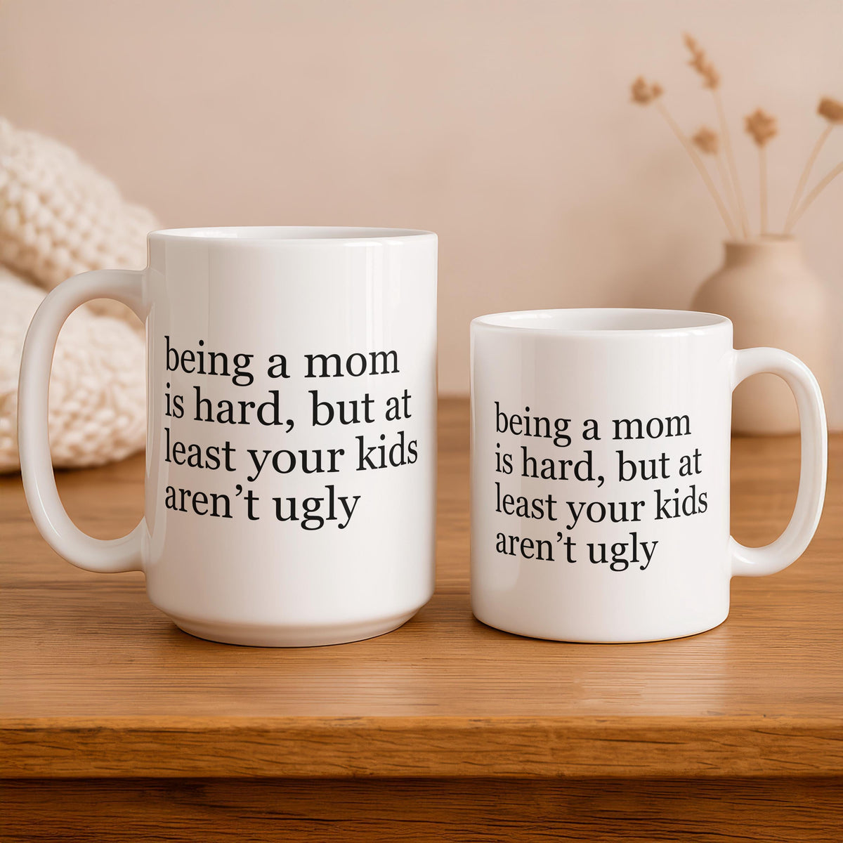 Sarcastic Mom Coffee Mug, Funny Mother's Day Gift, Ceramic Cup