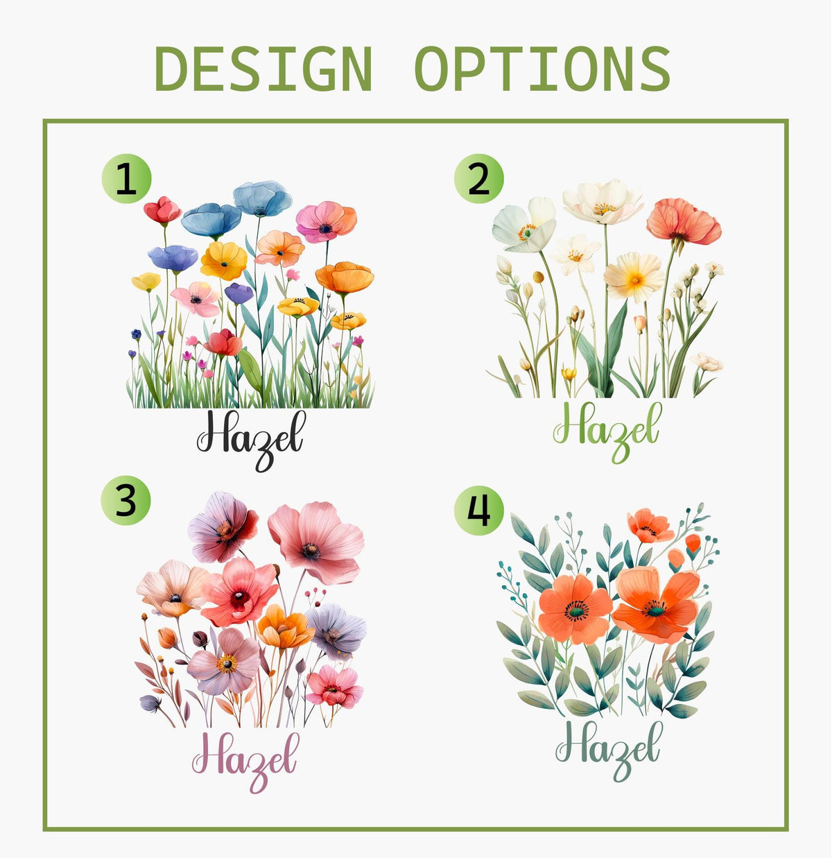 Custom Floral Jewelry Box, Personalized Travel Jewelry Case