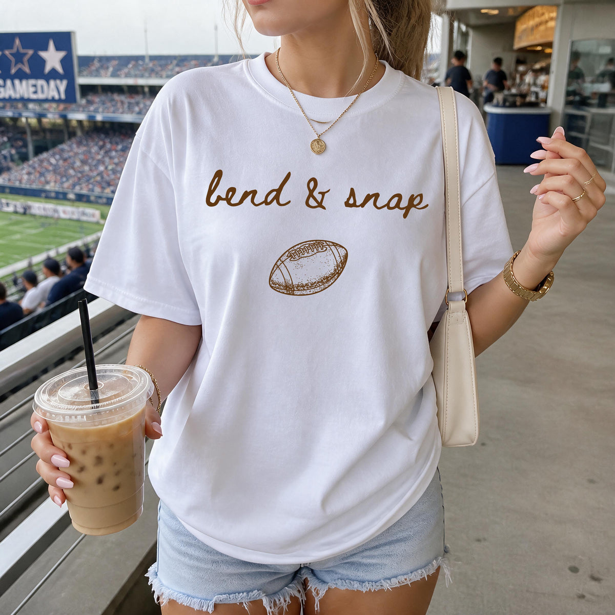 Bend and Snap Comfort Colors® Shirt, Football Season Tee, Funny Sports Lover Gift
