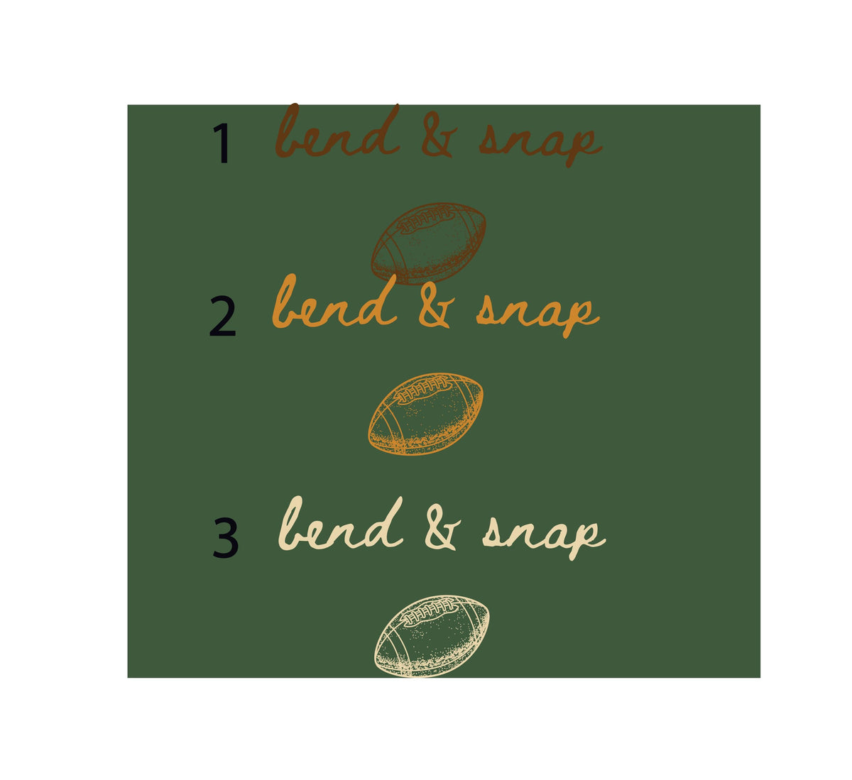 Bend and Snap Comfort Colors® Shirt, Football Season Tee, Funny Sports Lover Gift