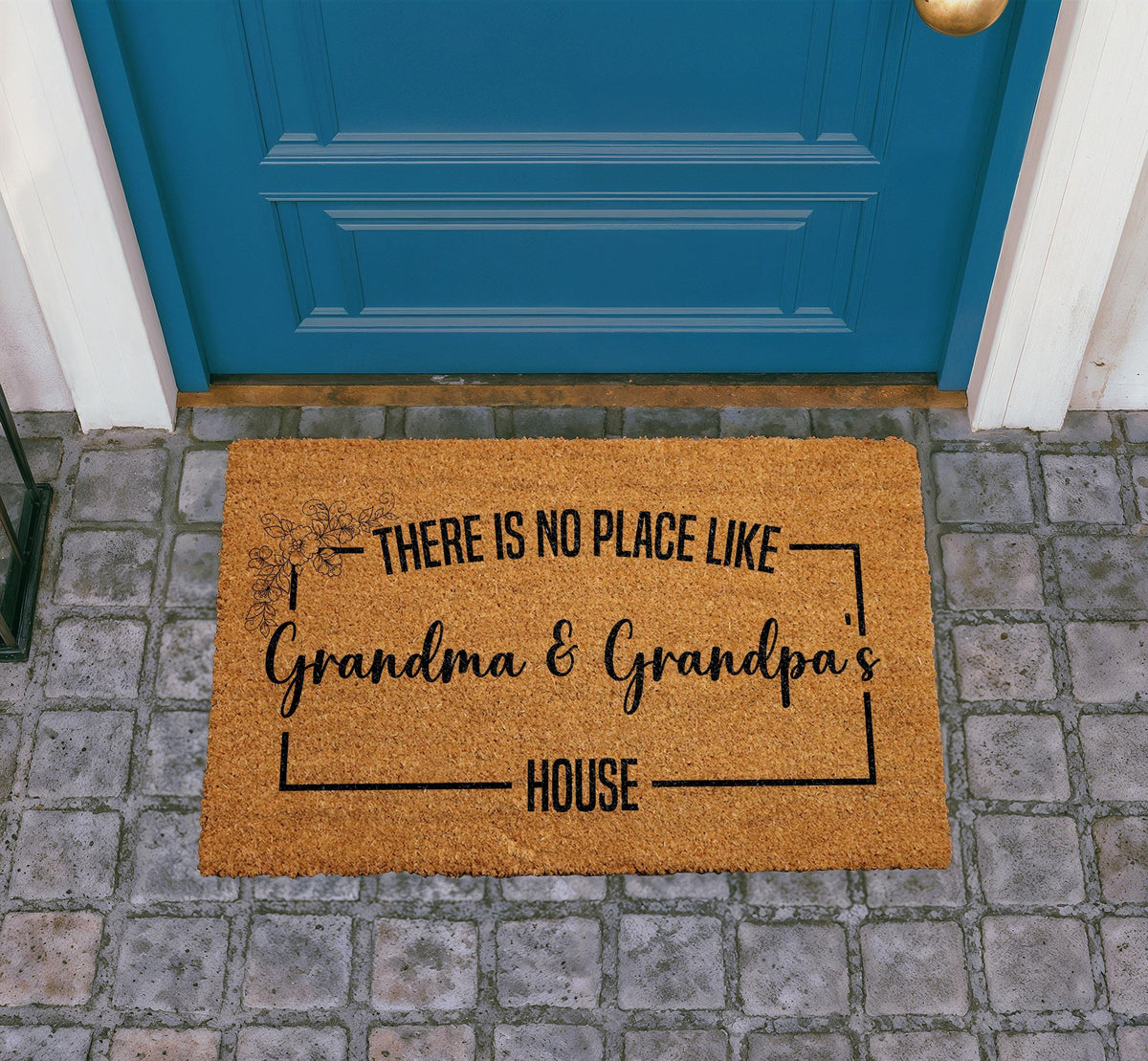 Personalized Grandparents’ House Coir Doormat