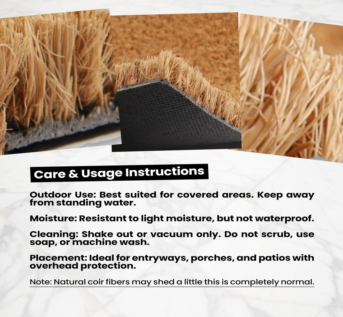 Personalized Gothic Vampire Bats Coir Doormat, Spooky Halloween Welcome Mat