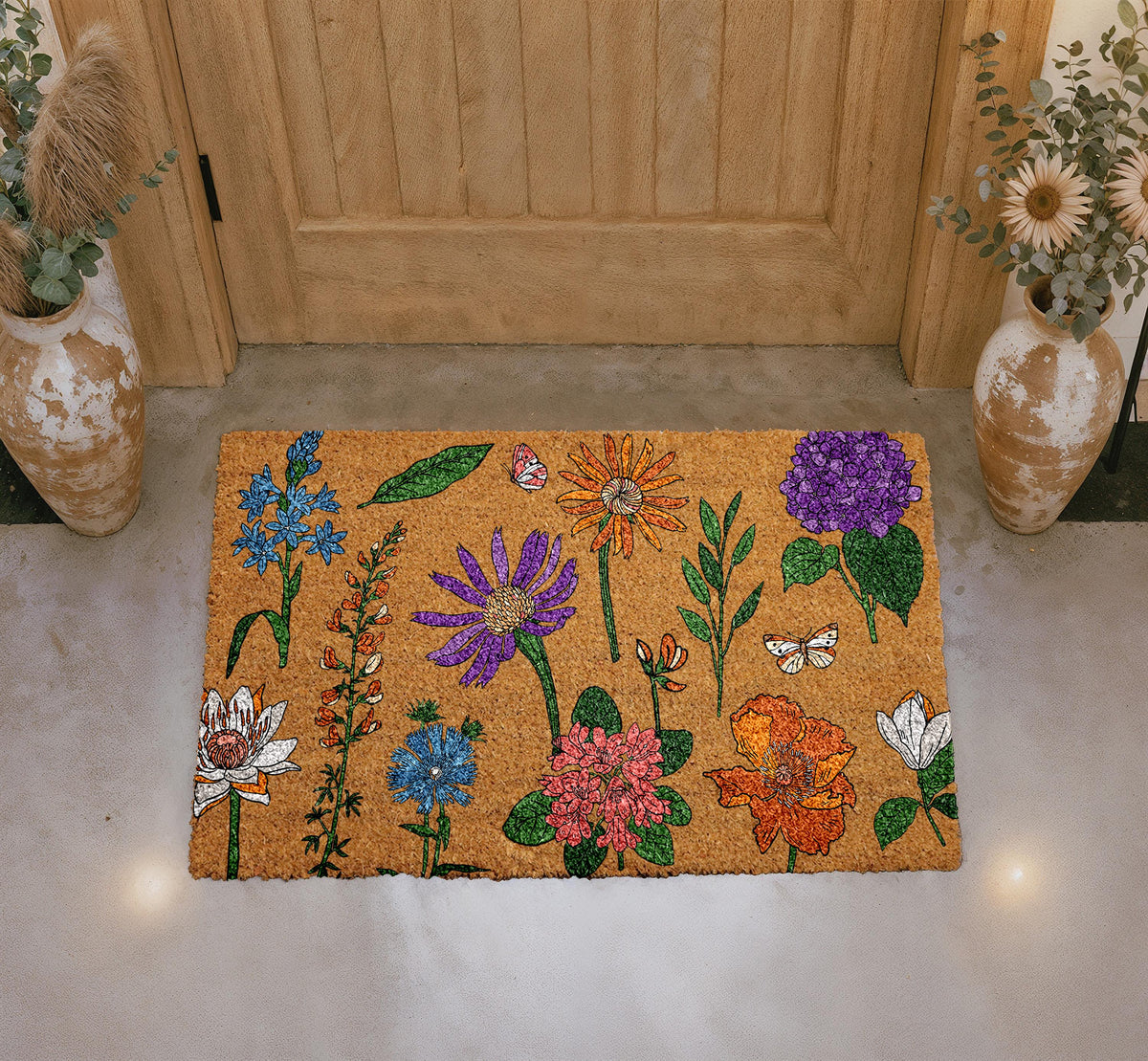 Wildflower Coir Doormat