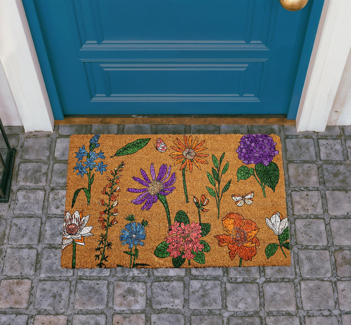 Wildflower Coir Doormat