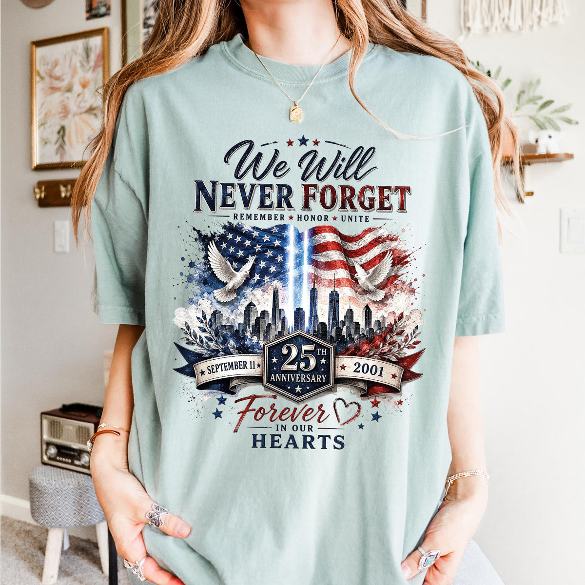 9/11 25th Anniversary Remembrance Shirt