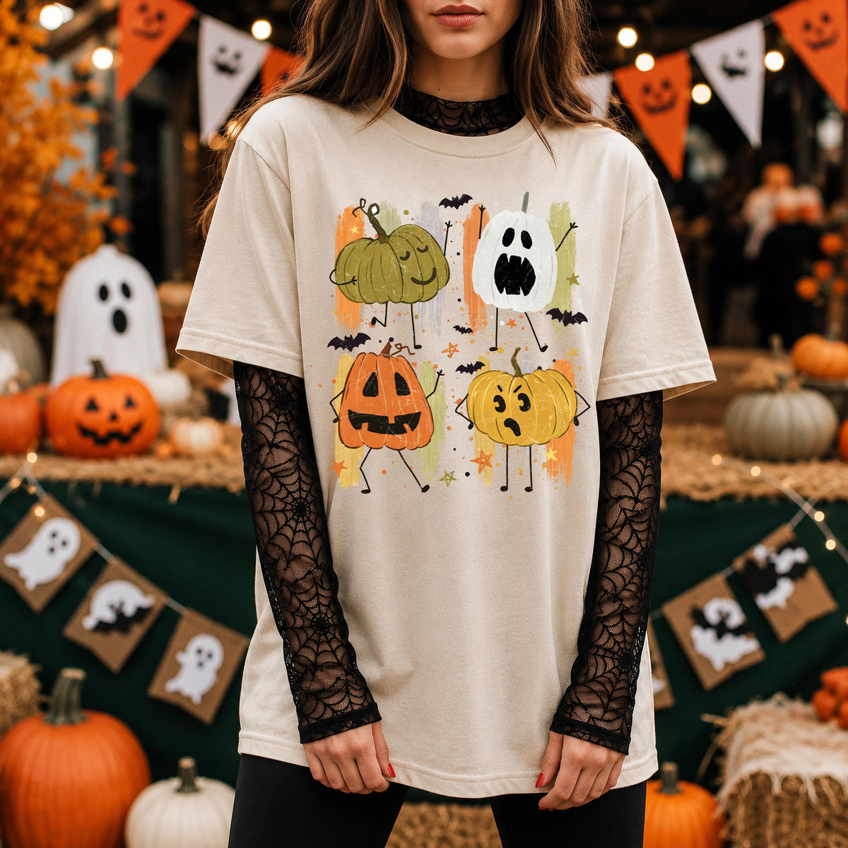 Pumpkins Comfort Colors® Shirt, Funny Spooky Season T-shirt, Halloween Gift Tee