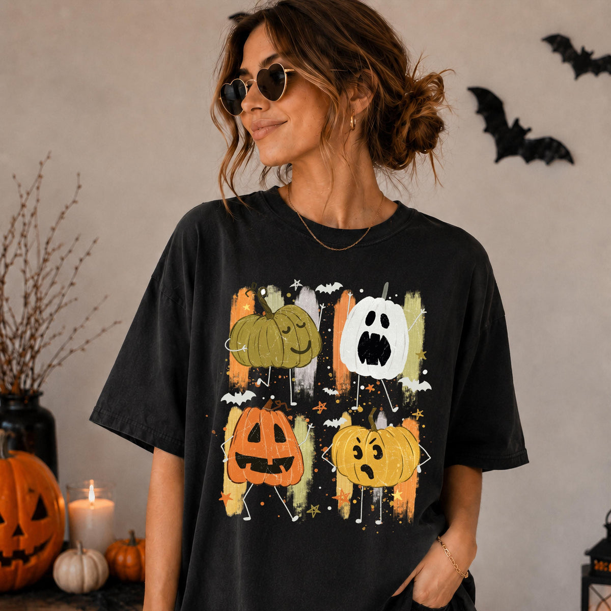 Pumpkins Comfort Colors® Shirt, Funny Spooky Season T-shirt, Halloween Gift Tee