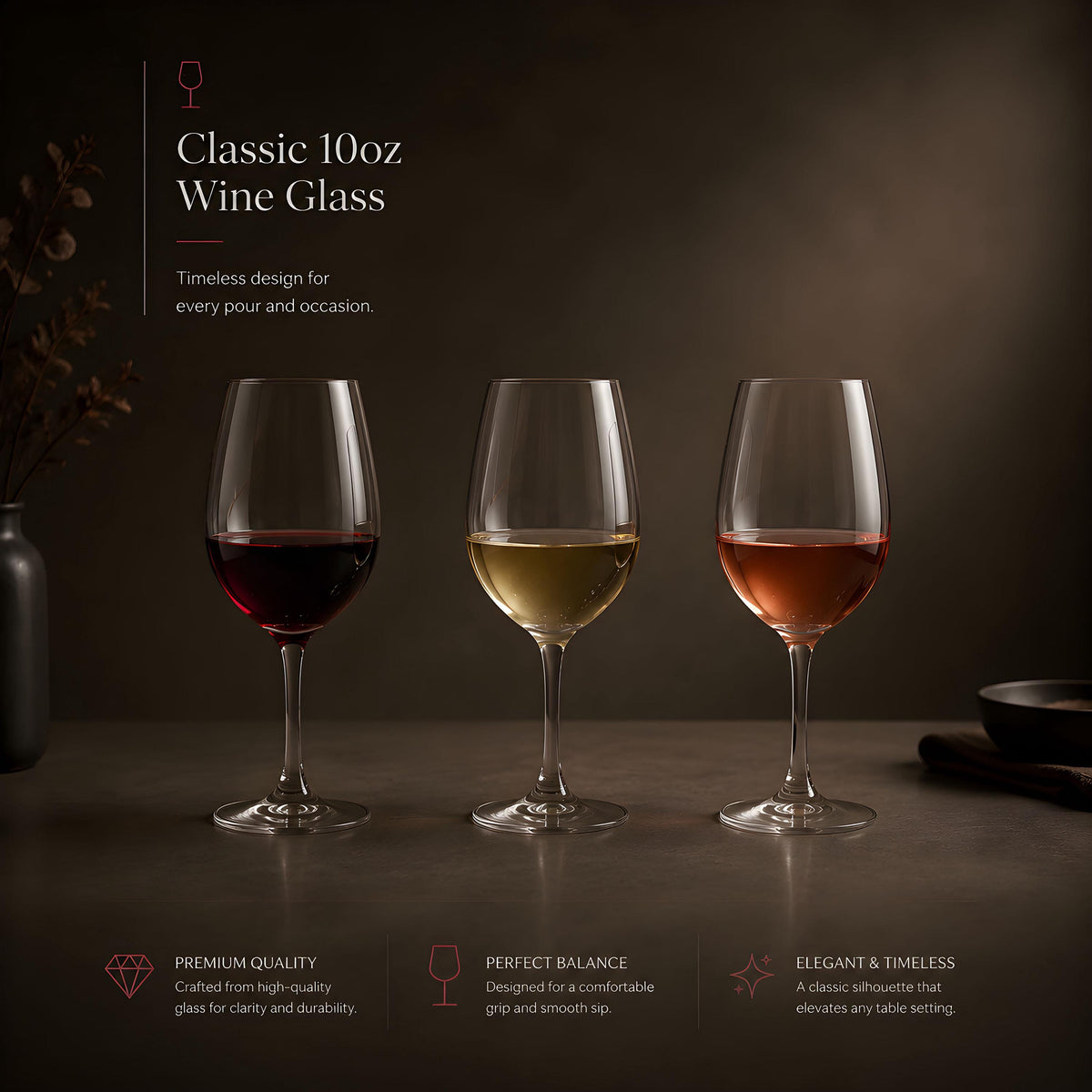 Custom Engraved Wine Glass, Personalized Monogram Anniversary Gift for Couples