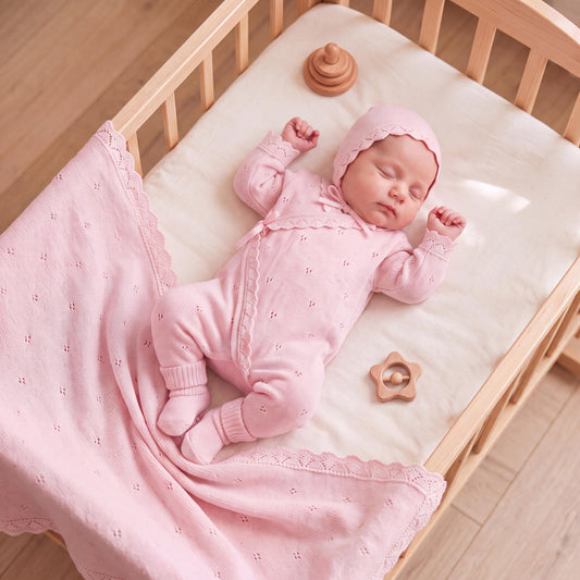 New Baby Gift Set, Newborn Gift Box, Knit Romper Set, Baby Shower Gift