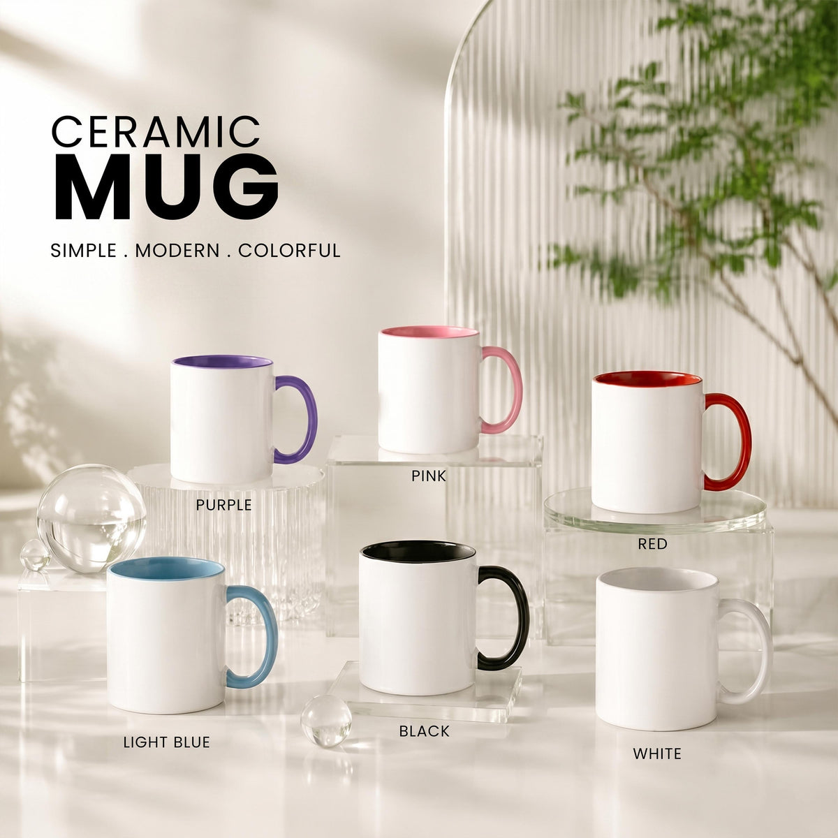 Personalized Family Photo Collage Ceramic Mug, Custom Last Name Coffee Cup