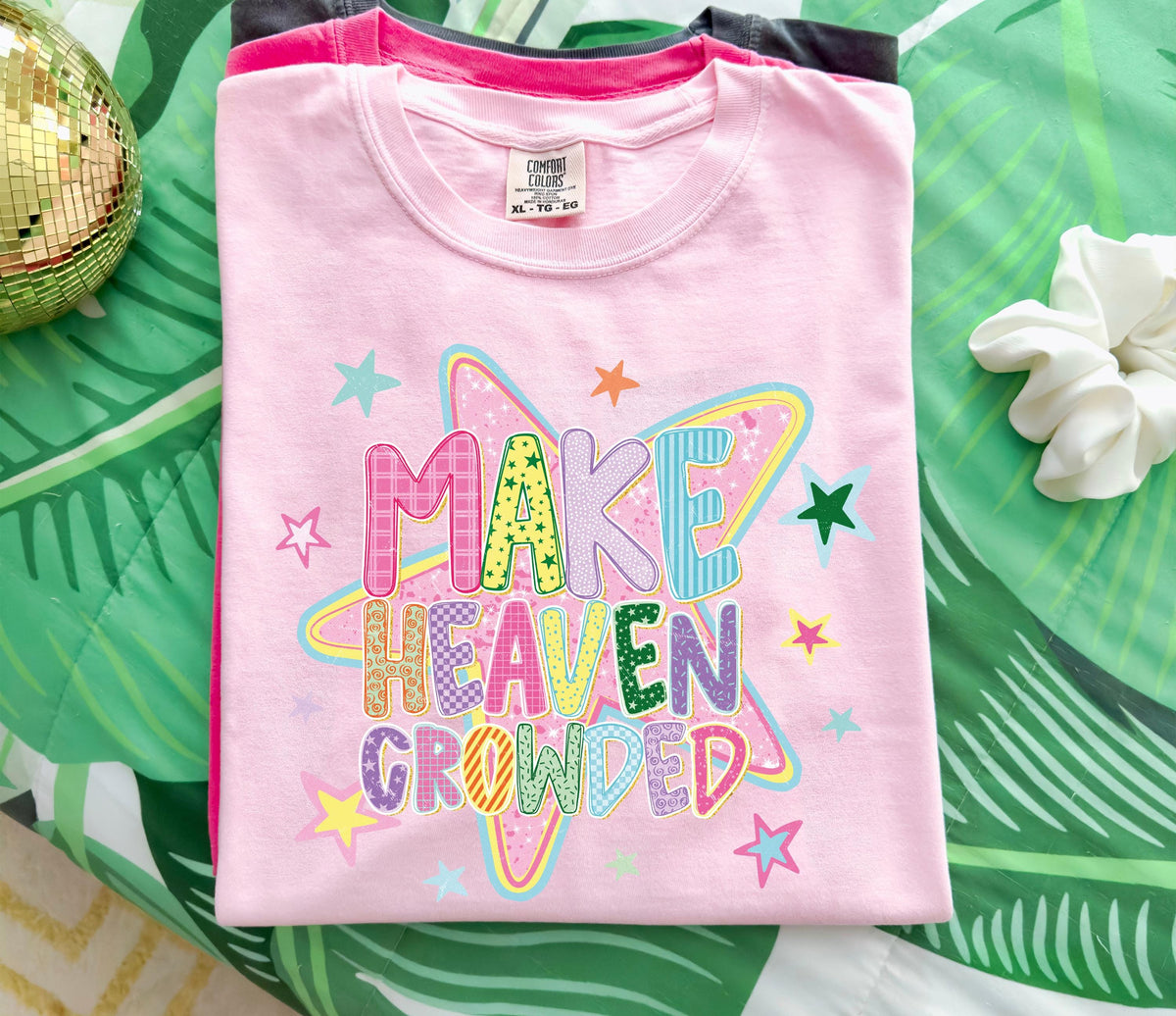 Make Heaven Crowded Comfort Colors® Shirt, Bible Verse T-shirt, Religious Women Tee