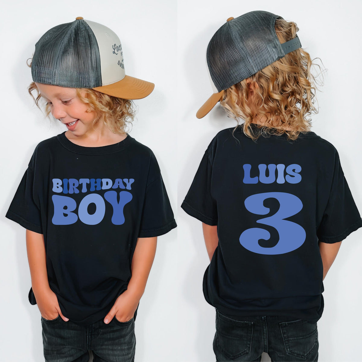 Birthday Boy T-shirt, Personalized Birthday Tee, First Birthday Party Sweatshirt, Birthday Kids Name Crewneck