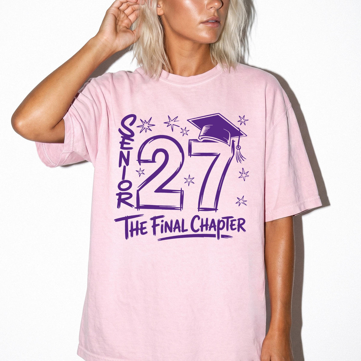 Senior 2027 Comfort Colors® Shirt, The Final Chapter Senior Tee, High School Graduation Gift