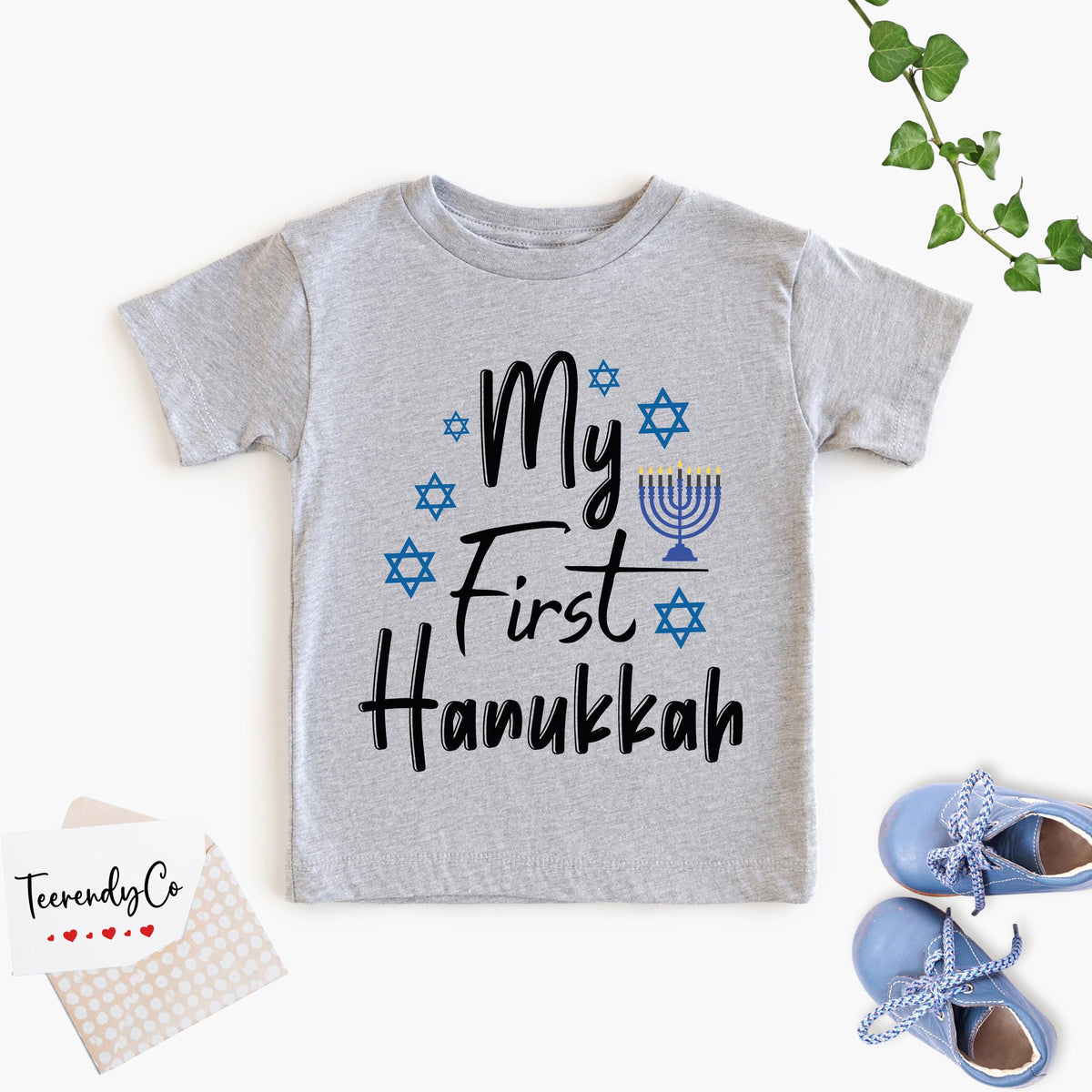My First Hanukkah Shirt, Chanukah Baby Bodysuit, Hanukkah Gift Tee