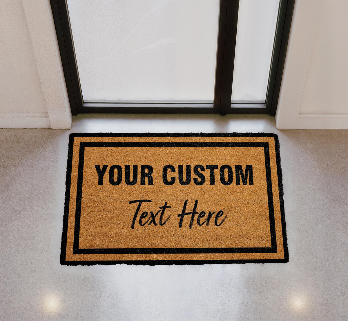 Custom Coir Doormat, Personalized Welcome Mat, Housewarming Gift