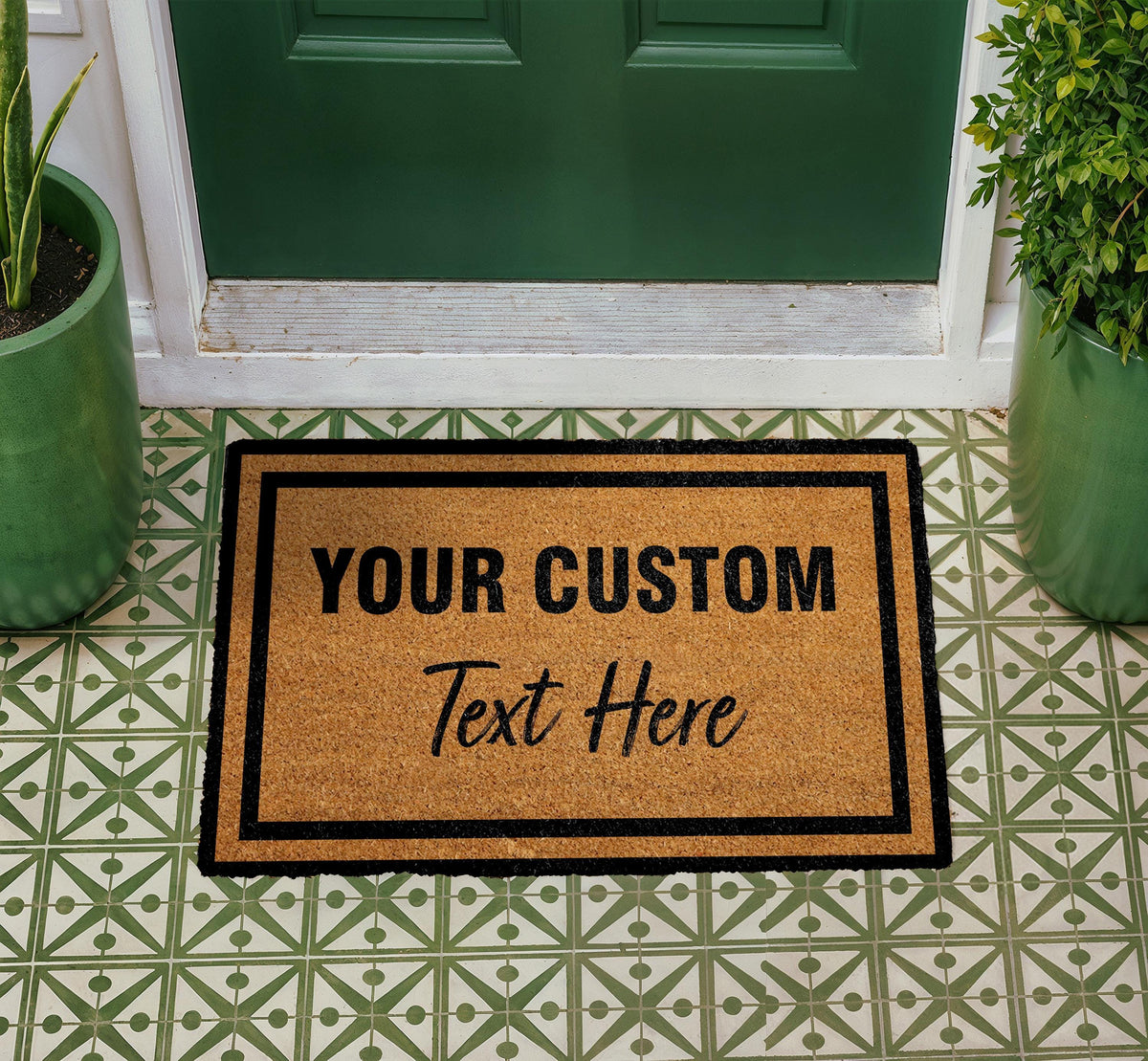 Custom Coir Doormat, Personalized Welcome Mat, Housewarming Gift