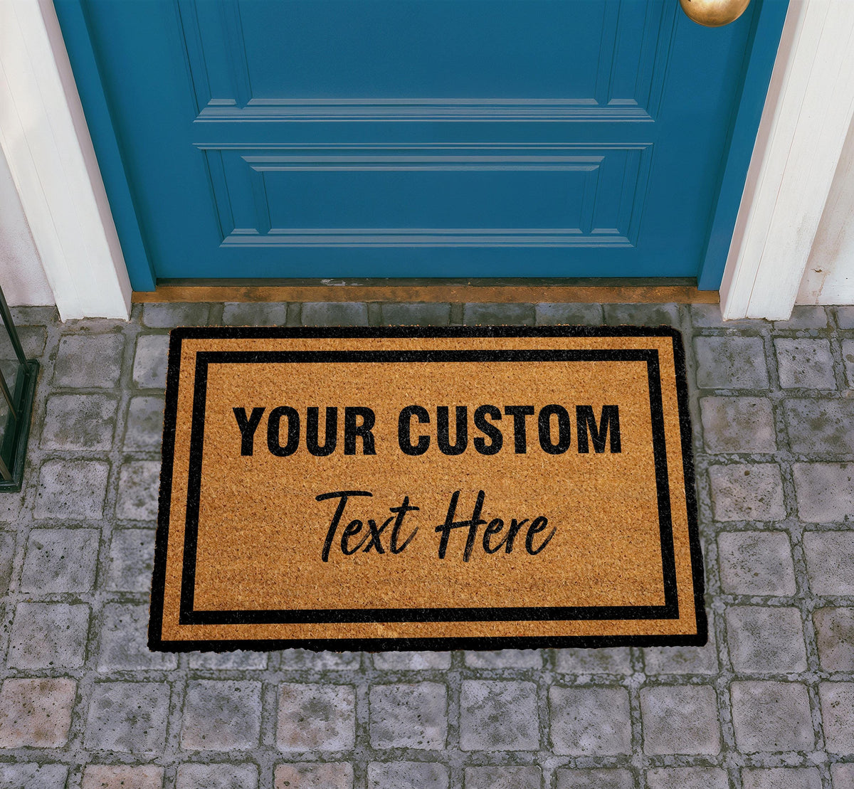 Custom Coir Doormat, Personalized Welcome Mat, Housewarming Gift
