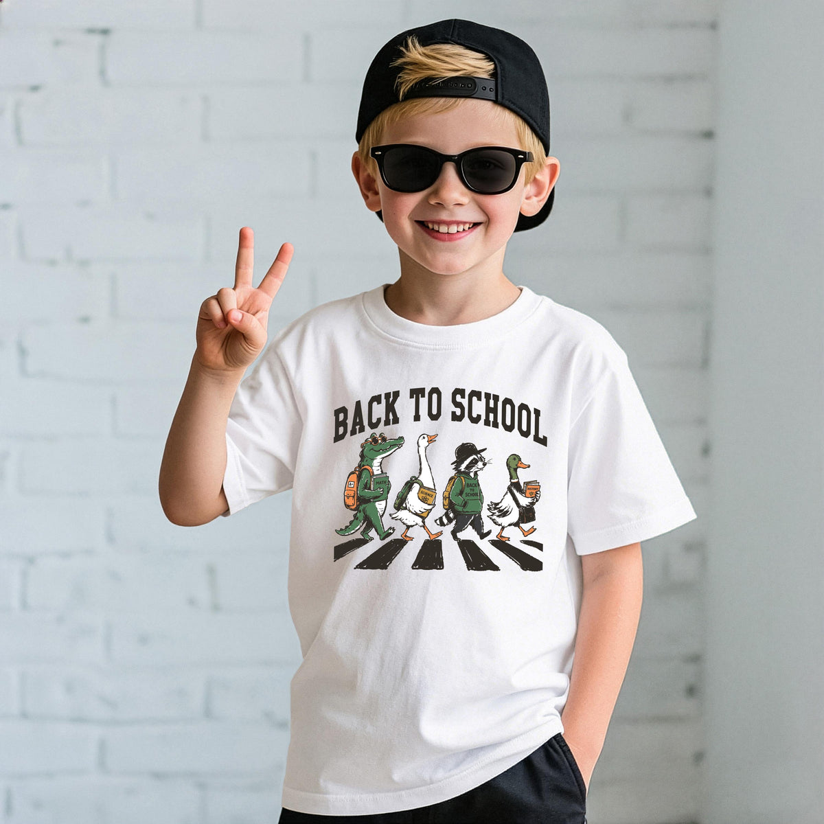 Back to School Animals T-shirt, First Day of School Shirt, Kids School Gift Tee