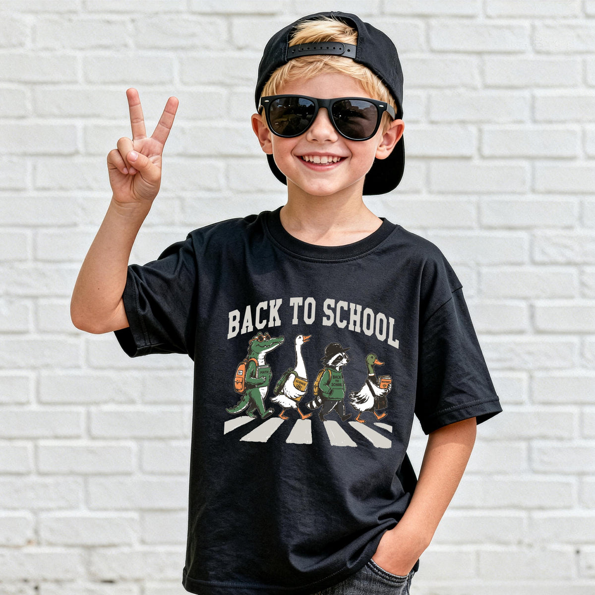 Back to School Animals T-shirt, First Day of School Shirt, Kids School Gift Tee