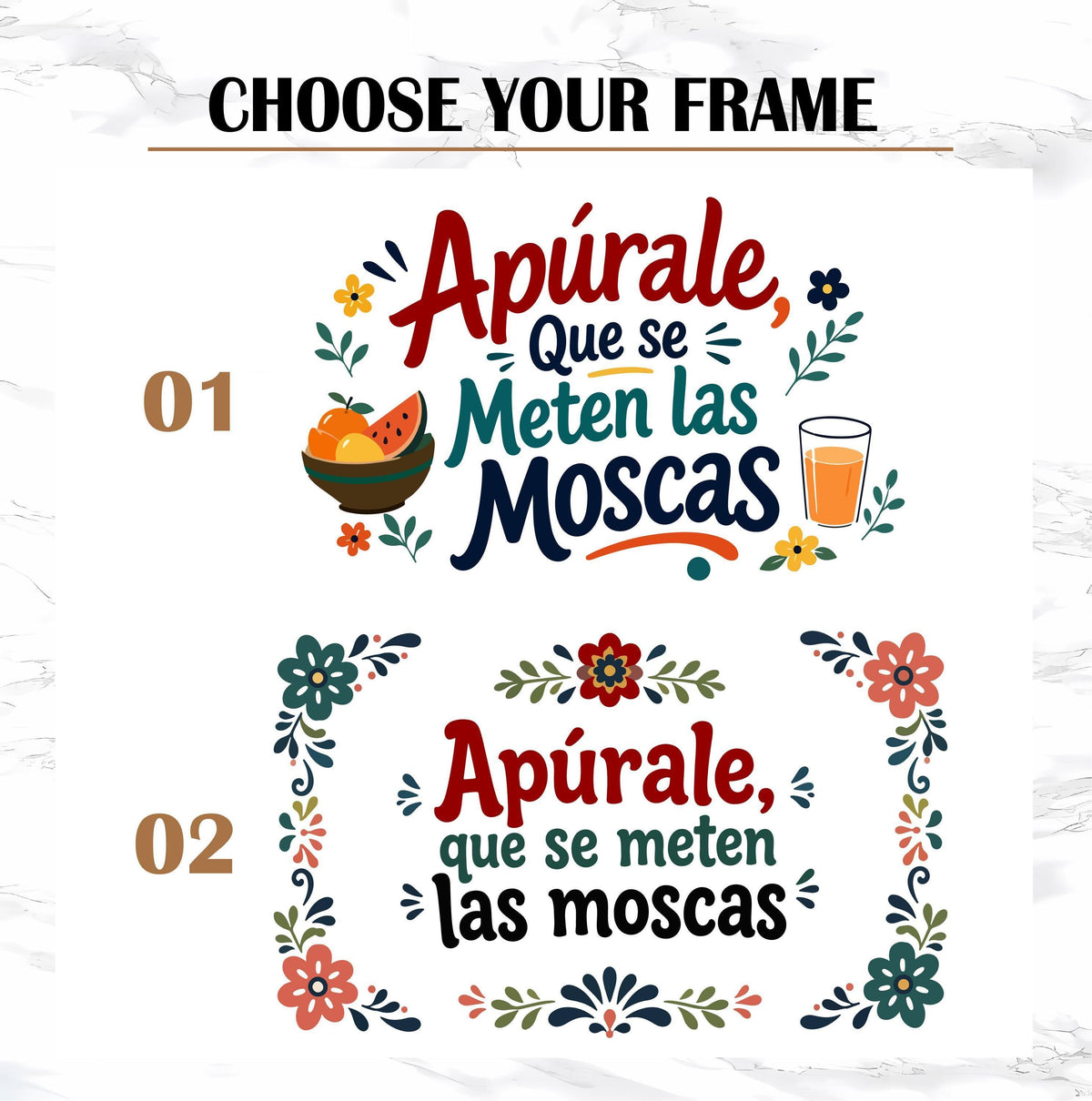 Apúrale Que Se Meten Las Moscas Doormat, Latino Welcome Mat, Hispanic Front Porch Decor