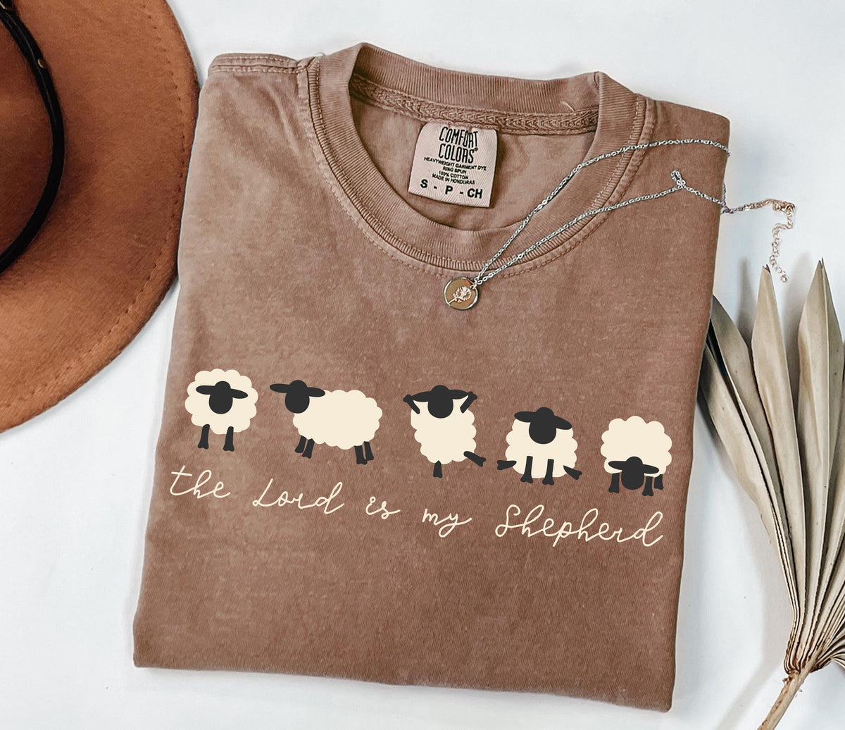 The Lord Is My Shepherd Sheep Graphic Shirt