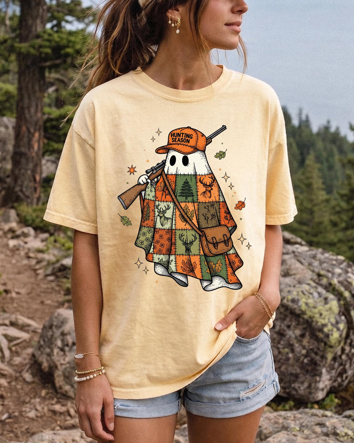 Ghost Hunting Comfort Colors® Shirt, Spooky Season Shirt, Hunting Halloween Gift