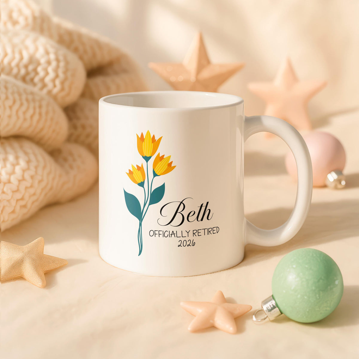 Full-Time Grandma Mug, Personalized Nana Coffee Cup, Retirement Gift