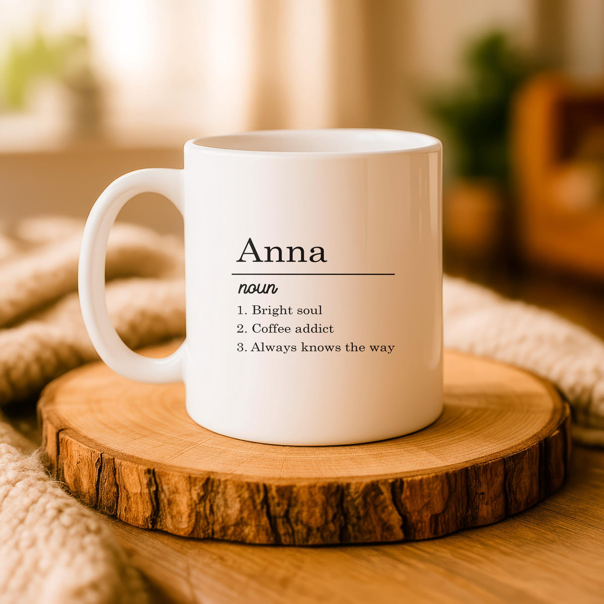 Personalized Name Definition Mug, Custom Coffee Cup, Funny Tea Mug, Birthday Gift