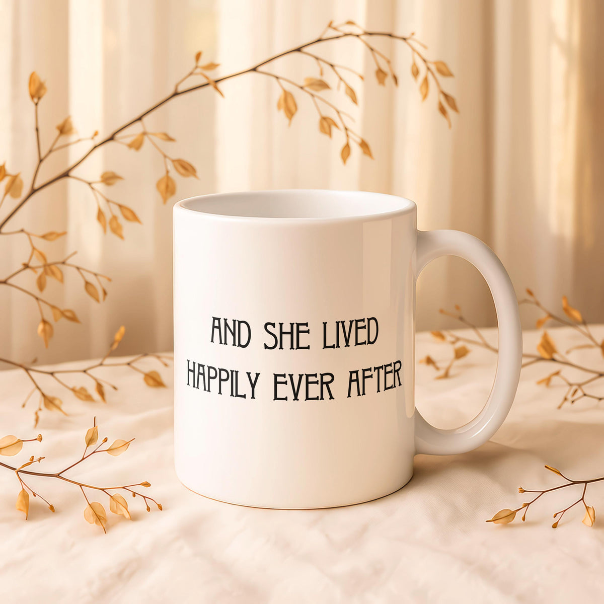 Retired 2026 Coffee Mug, Happily Ever After Ceramic Cup