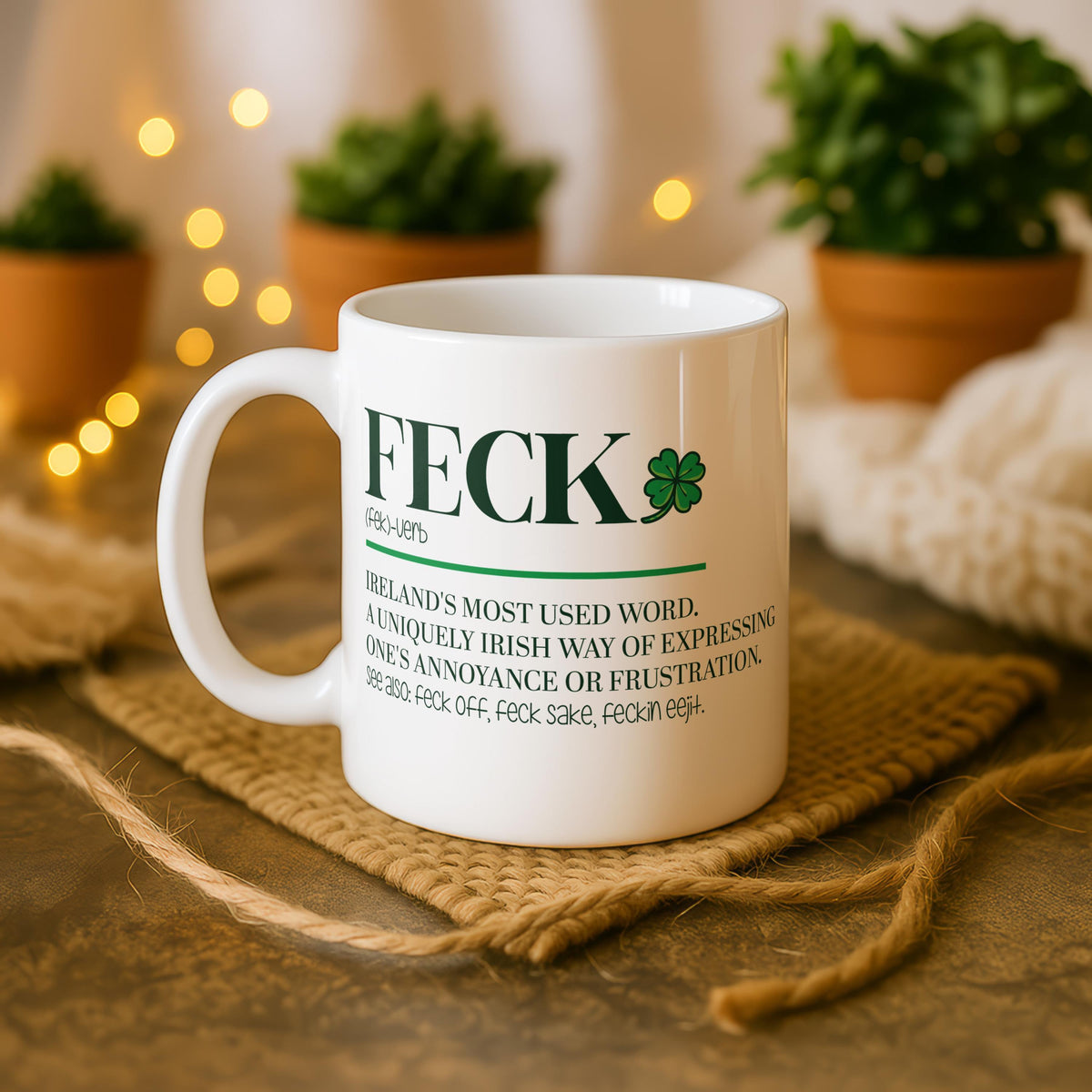 Feck Definition Ceramic Mug
