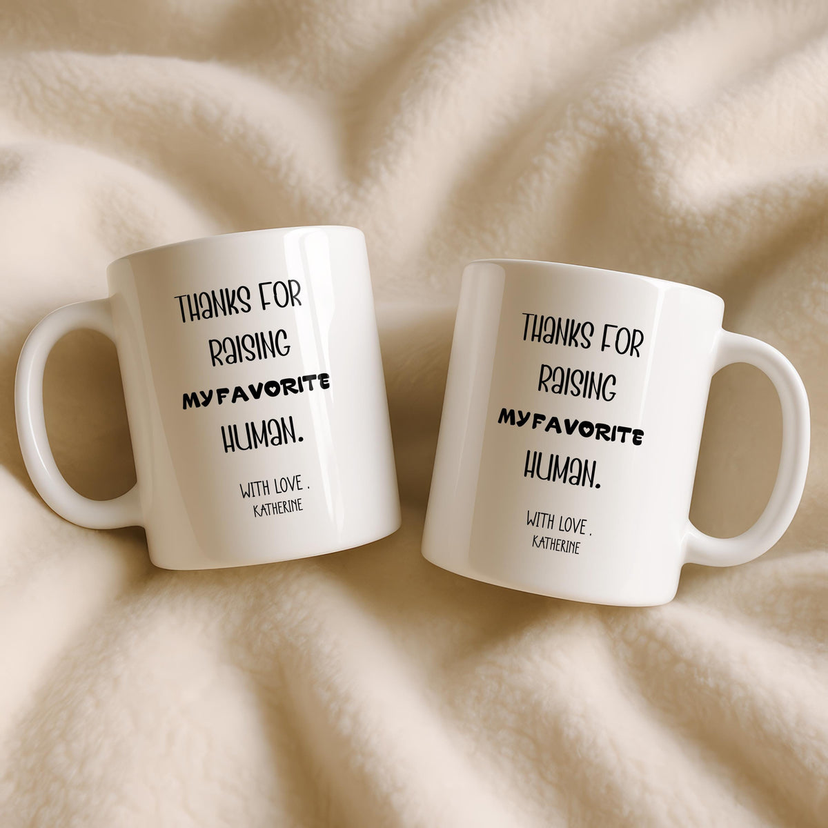 Personalized Mother-in-Law Mug, Custom Ceramic Coffee Cup, Gift for MIL