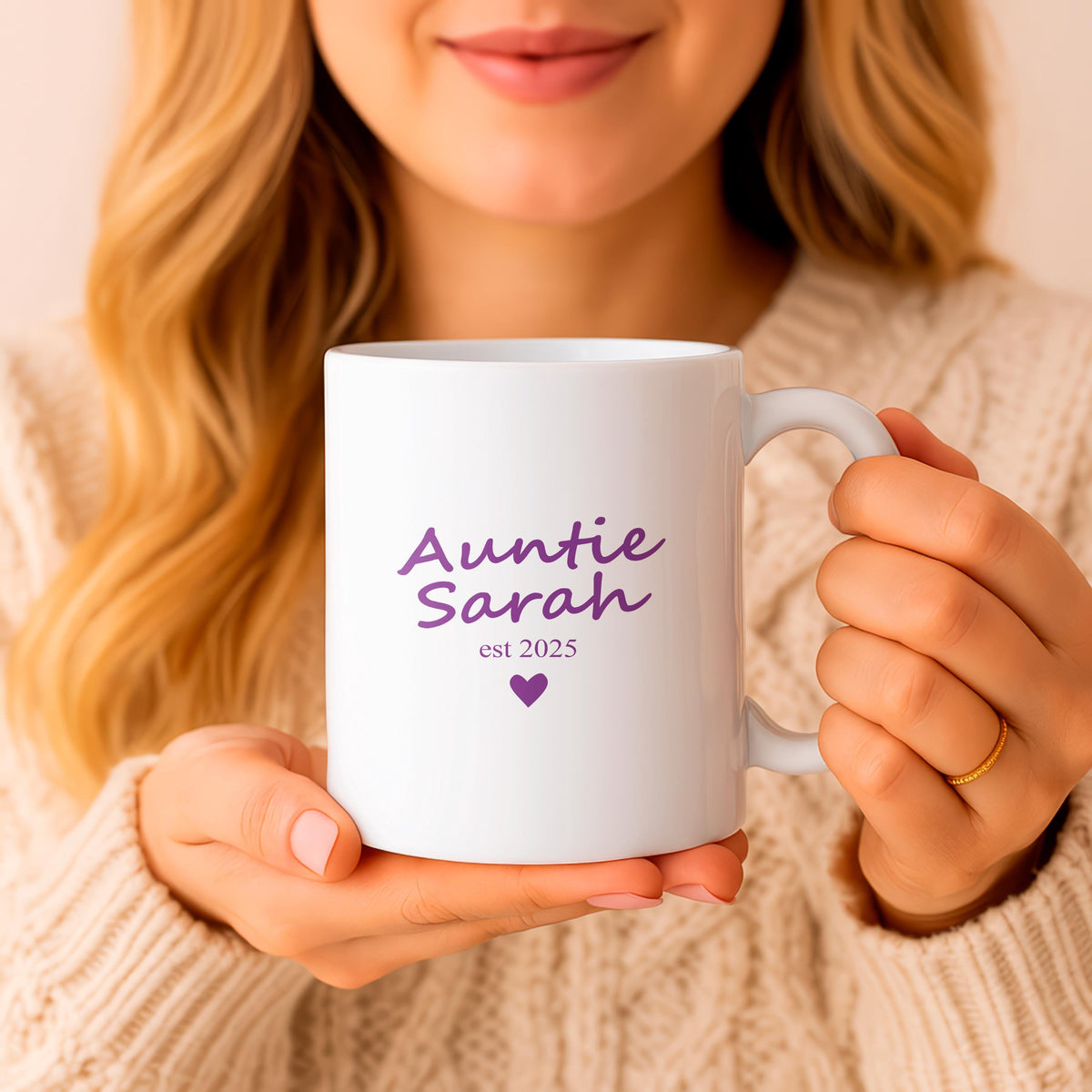 Personalized Auntie or Uncle Ceramic Mug