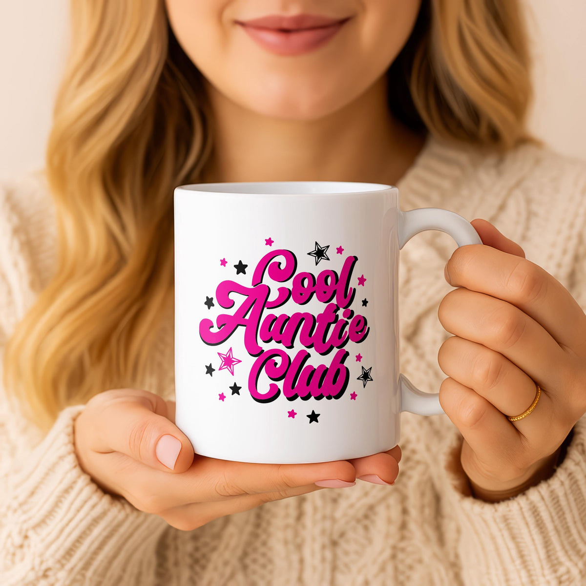 Cool Auntie Club Ceramic Mug