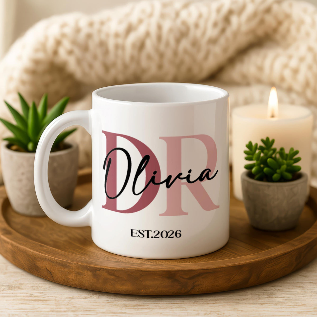 Personalized Doctor Mug, Custom Name Coffee Cup, Medical Graduation Gift