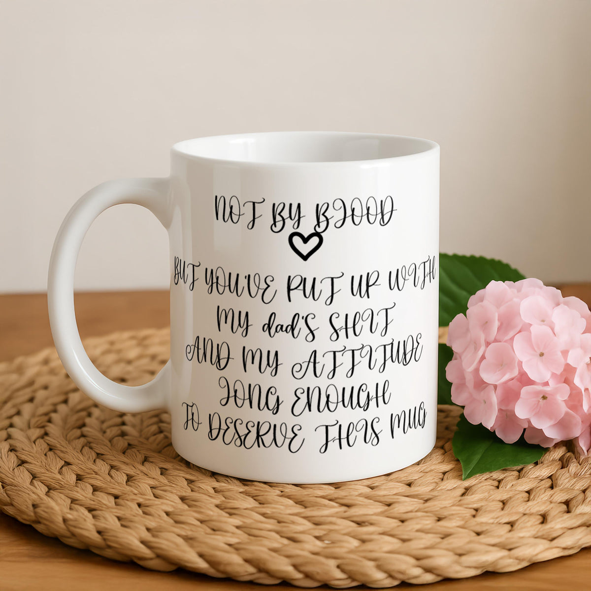 Step Dad Gift For Step Dad Mug, Step Daughter Coffee Mug, Meaningful Family Coffee Cup, Stepdaughter Present, Father2s Day Gift From Kids