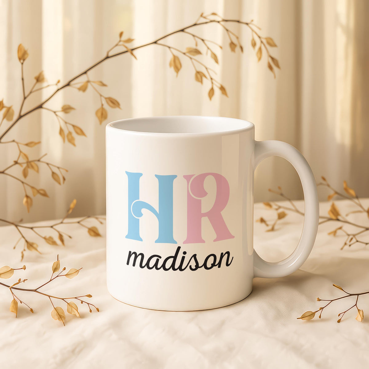 Custom HR Professional Name Mug, Ceramic Coffee Cup, Recruiter Appreciation Tea Mug