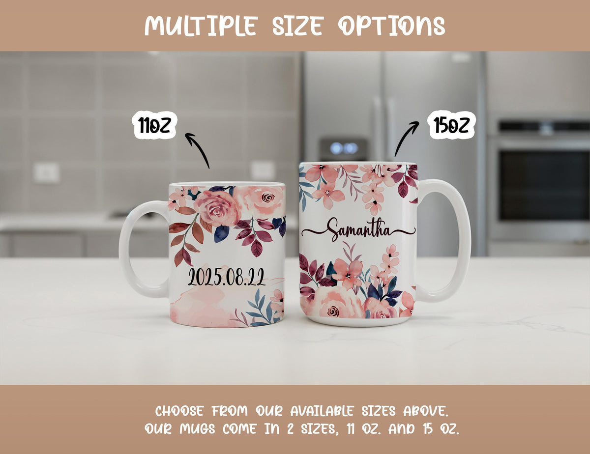 Personalized Generations Mug, Custom Family Names Coffee Cup (11oz or 15oz)