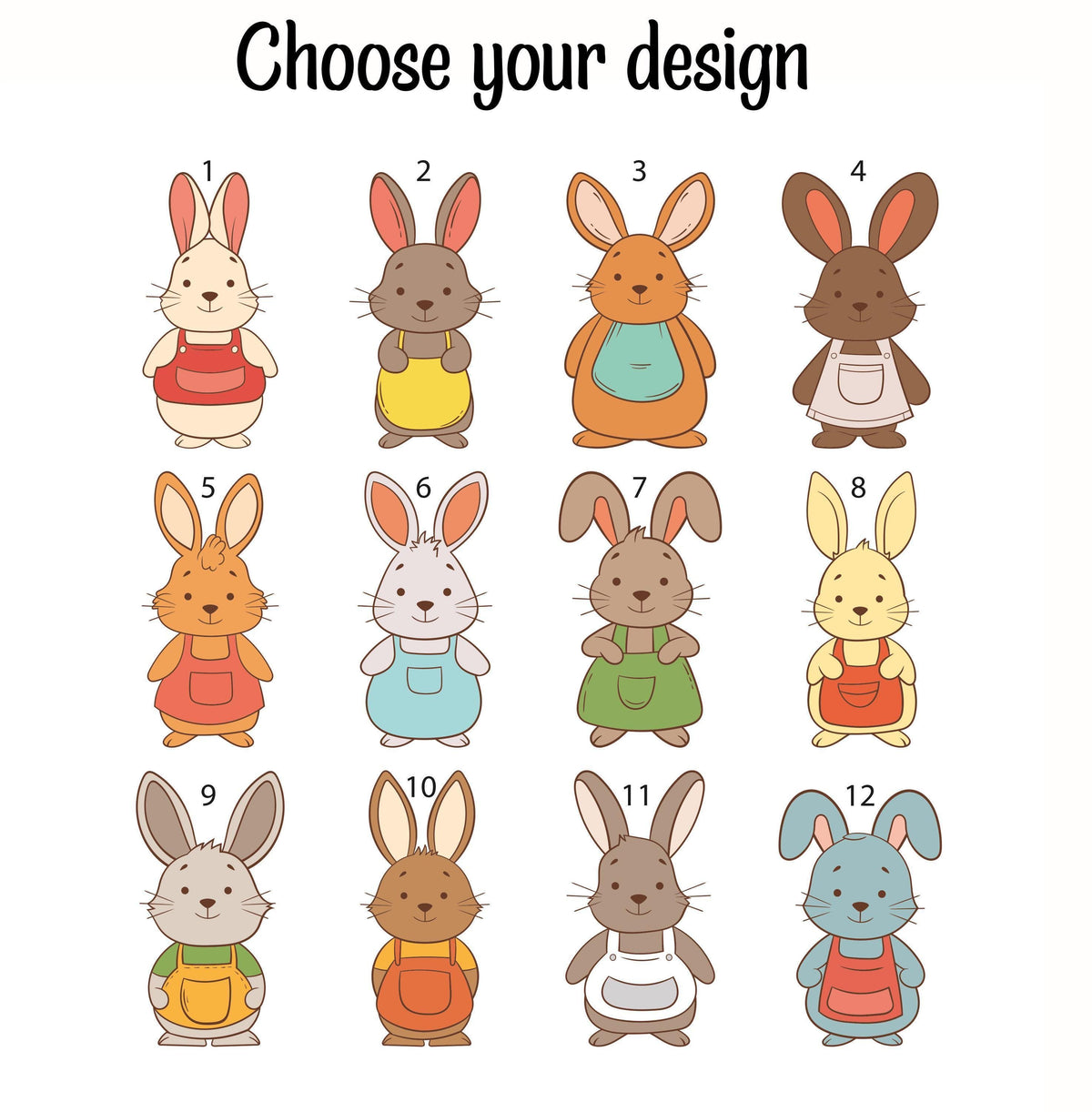 Personalized Bunny Family Mug, Custom Easter Coffee Cup, Ceramic Kids Names Gift