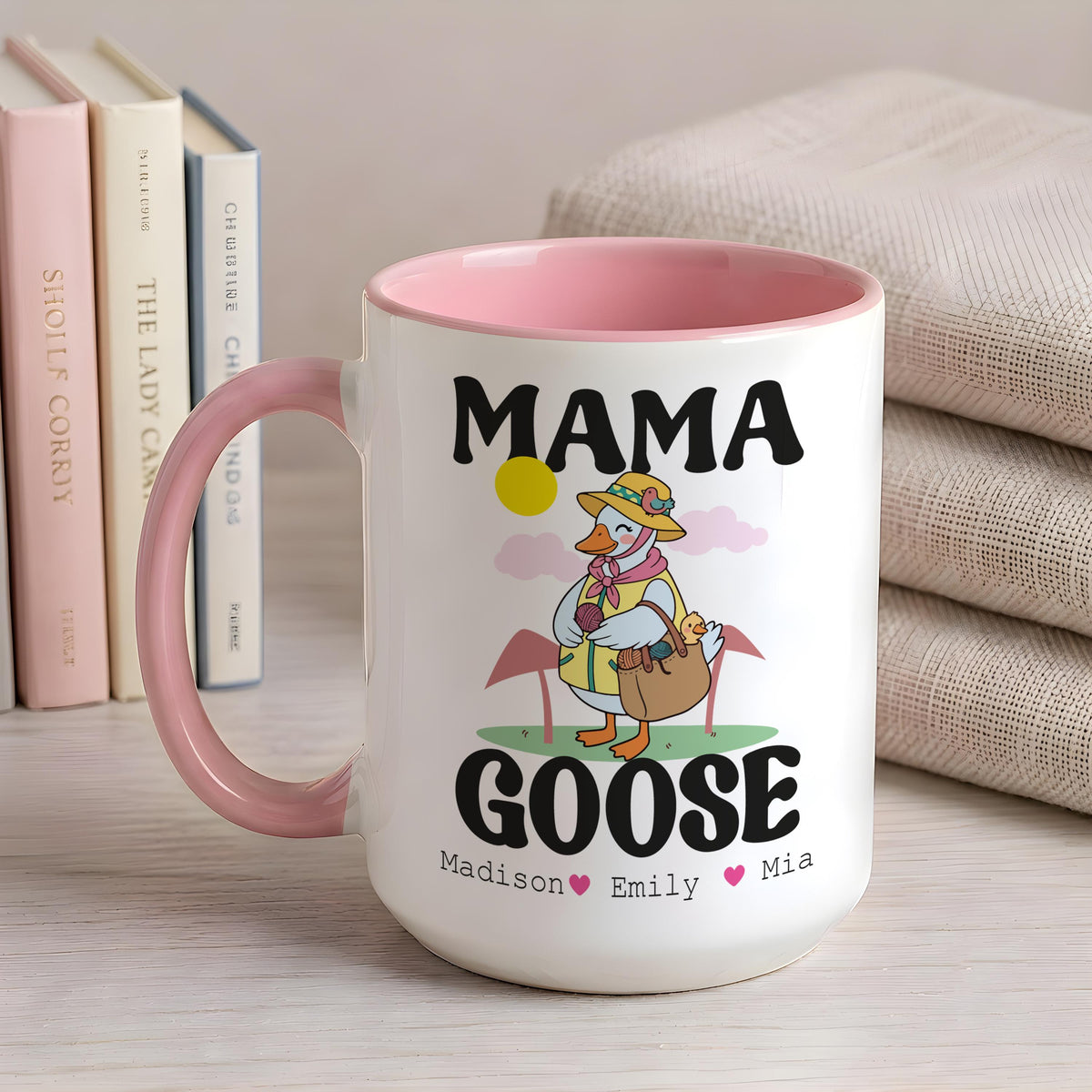 Personalized Mama Goose Ceramic Mug
